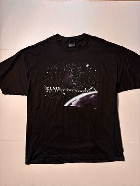 Vtg Elvis Presley Graceland Artist Of The Century Galaxy Space 90’s Band Tshirt